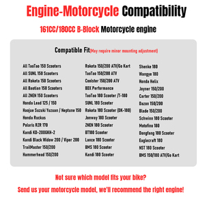 Nouvelle mise à niveau des performances, <span class=keywords><strong>moteur</strong></span> de moto GY6 à carter long, 4 temps, refroidi par air, complet, 180cc, <span class=keywords><strong>moteur</strong></span> de moto refroidi par air à vendre - Product Image 4