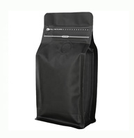 Emballage de grains de café imprimé personnalisé recyclable boîte à fond carré pochette sacs de café 200g 500g 1kg 4oz 8oz support de gâteau de bonbons alimentaires