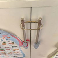 Porte-clés ovale en laiton, style nordique simple, avec boucle à vis, style européen, grande forme ovale, en cuivre