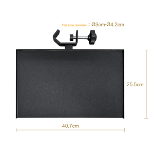 A-20B Detachable Extendable Adjustable Clamp-on Utility Tray for instruments - Product Image 5