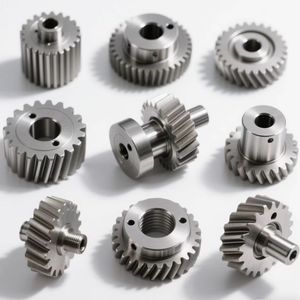 OEM personalizado pequeño preciso acero/latón/plástico doble helicoidal Micro diámetro dibujo Metal fabricación engranaje recto - Product Image 1