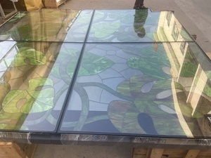 Panel de Vidrio Emplomado Conmemorativo para Iglesia y <span class=keywords><strong>Capilla</strong></span>, Diseño Personalizado - Product Image 2
