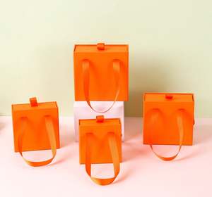 Caja de Joyería de Cartón Cuadrada Personalizada con Cajón para Anillos, Caja con Asa y Logotipo Impreso para Empaque de Joyería - Product Image 3