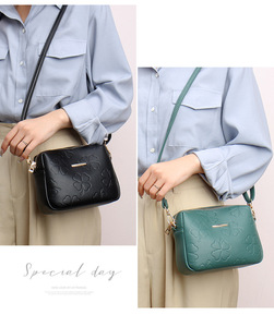 Nouvel article : Sacs à main en PU pour femmes, sacs bandoulière de luxe en cuir PU uni, sacs à bandoulière personnalisables pour femmes, vente en gros - Product Image 6