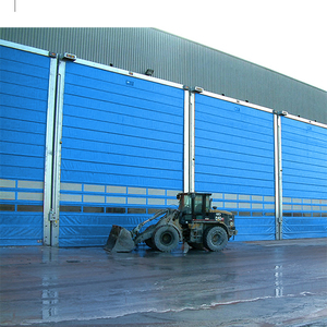 Puertas Enrollables de PVC Modernas, Industriales, Resistentes al Viento, de Apertura Rápida e Inteligente, con Apertura Lateral Eléctrica para Garajes Interiores - Product Image 4
