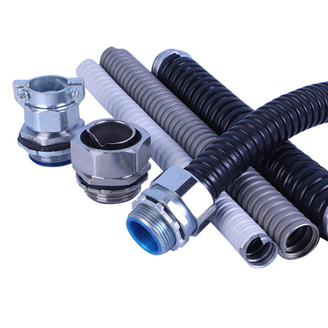 Steel Pvc Wire protection Flexible GI Steel Conduit Galvanized Conduit Fittings Pvc Coated Metal Conduit Pipe