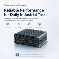 Mini PC Compacto Sin Ventilador con CPU I3-6005U/I5-6200U/I7-6500U, Doble LAN, 6 Puertos COM, USB, HD, VGA y SSD para Kiosco, Gateway, Control de Borde
