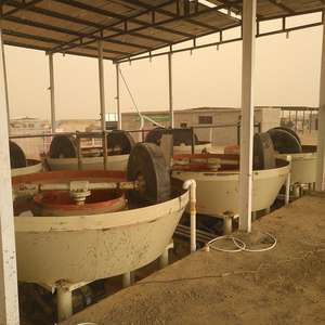 İşleme Hattında Altın Tesisi Lekelenme Altın Madenciliği Makinesi için Islak Pan Değirmeni Suyu - Product Image 6