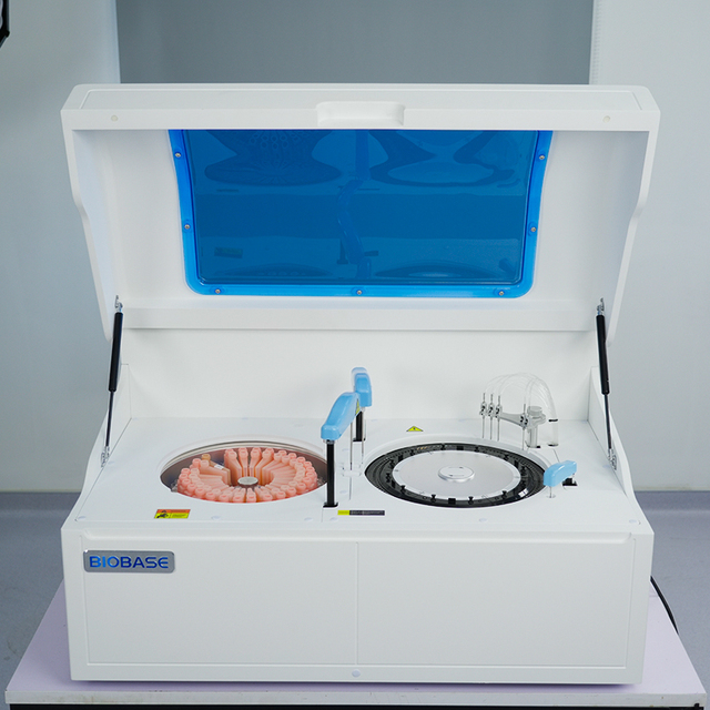 BIOBASE CHINA 400T/H Automatic Chemistry Analyzer BK-410 120 Reaction Cuvettes High-throughput Chemistry Analyzer for Laboratory