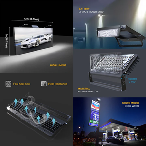 Bền nhôm năng lượng mặt trời chiếu sáng biển quảng cáo, IP65 không thấm nước cho đường phố quảng cáo dấu hiệu-Tuổi thọ dài, tiết kiệm năng lượng - Product Image 3