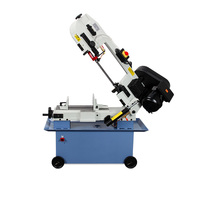 Mini scie à onglets semi-automatique en métal Portable pour la machine de sciage de bande de coupe d'onglet de Rotation d'angle BS-712R en acier