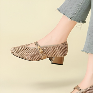 <span class=keywords><strong>Scarpe</strong></span> da <span class=keywords><strong>Donna</strong></span> con <span class=keywords><strong>Tacco</strong></span> Alto Mary Jane, Punta Rotonda, <span class=keywords><strong>Tacco</strong></span> Grosso, Cinturino con Fibbia, Eleganti Retrò, Comode e Traspiranti - Product Image 6