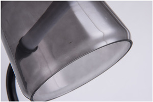 Nórdico simple <span class=keywords><strong>hotel</strong></span> lado de la cama de cuello de <span class=keywords><strong>cisne</strong></span> Luz de escritorio negro de cristal led lámpara de mesa de estudio de lectura - Product Image 3