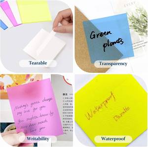 3600 Hojas de Etiquetas Adhesivas de 180 Colores, Marcadores Transparentes para Anotaciones de Libros, Marcadores de Páginas Escribibles, Notas Adhesivas Coloridas - Product Image 3