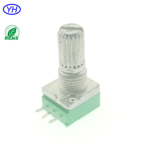 Tùy Chỉnh Duy Nhất Băng Đảng Ngang 1K 2K <span class=keywords><strong>5K</strong></span> 10K 20K 50K 100K Ohm 9Mm Rv097 Rd901F Rk097 P091N <span class=keywords><strong>Alpha</strong></span> <span class=keywords><strong>Potentiometer</strong></span> Với Detent - Product Image 3