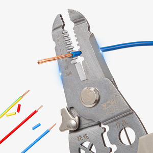 כלי חיתוך וקילוף חוטים מקצועי YTH-Z603, כלי לחיצה וקילוף כבלים, פלייר חשמלי לחיתוך חוטים - Product Image 4