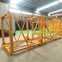 Grúa Torre, Grúa de Pluma, Grúa de Plataforma QTZ80(6012) Carga Máxima 6t Carga en Punta 1.2t Longitud de Pluma 60m para Construcción de Edificios
