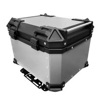 Boîte de rangement étanche pour casque de bagage de 45l, étui supérieur arrière de Moto en alliage d'aluminium pour Moto