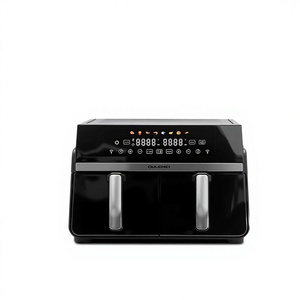 Factory Low Price 10L 850W+1550W Digital Oil-Free Smart LCD Two Baskets Modern Household Electric Air Fryer - Product Image 1