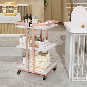 Chariot de Luxe Moderne en Métal pour Salon de Beauté et Esthétique avec Tiroirs de Rangement, Idéal pour le Salon - Product Image 3