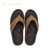 Sandales de plage pour hommes personnalisées de luxe en gros, tongs d'été en mousse à mémoire de forme, antidérapantes, souples, légères en EVA, décontractées pour l'extérieur