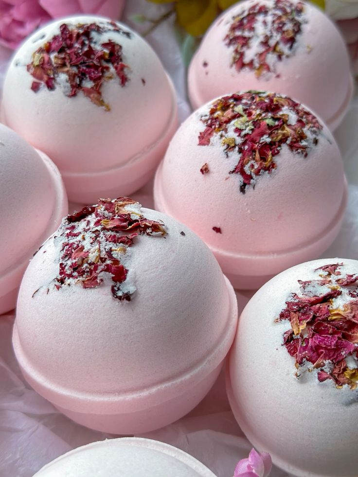 Boule de sel de bain aux fleurs séchées 100g
