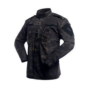 Uniforme Táctico de Combate BDU Camuflaje Negro Unisex XXL, Tela Rip-Stop de Sarga, Material de Algodón y Poliéster, <span class=keywords><strong>Jaime</strong></span> Outdoor FA044 - Product Image 4