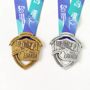 Médaille de sport personnalisée en 3D, à découper, pour marathon, course à pied, ville, à concevoir soi-même par <span class=keywords><strong>le</strong></span> fabricant - Product Image 3
