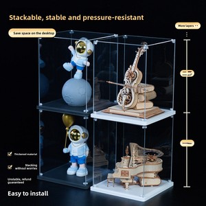 Boîte <span class=keywords><strong>de</strong></span> présentation en acrylique transparente personnalisable FP-CP pour modèles, ballons <span class=keywords><strong>de</strong></span> basket, ballons <span class=keywords><strong>de</strong></span> football, autres ornements avec couvercle anti-poussière - Product Image 5