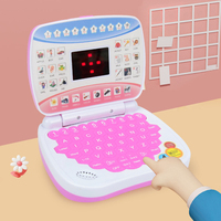 Venta caliente pantalla LED aprendizaje E-book ordenador juguete educativo sonido divertido ordenador estudio máquina