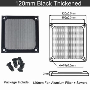 Tùy Chỉnh 70Mm Kim Loại Xả Nướng Lọc Từ Khung PC Máy Tính Quạt Nướng Nhà Máy Máy Tính Phụ Kiện - Product Image 2