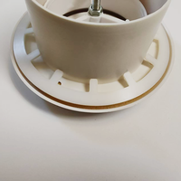 Grilles de ventilation en plastique ABS pour climatisation, diffuseur d'air rond, vanne d'air, sortie de climatisation, grille de ventilation AC