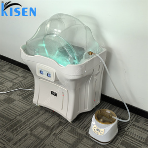 Kisen Top Design Head Spa <span class=keywords><strong>Pro</strong></span> Bassin de shampooing non classé Lavage des cheveux portable <span class=keywords><strong>Bac</strong></span> sans tuyau avec 2 réservoirs et chauffe-eau - Product Image 3