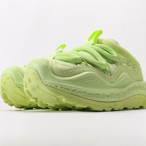 Chaussures de course pour hommes DSYX Tissu et cuir véritable Tige Semelle intermédiaire en caoutchouc Semelle extérieure Antidérapante Respirante Légère Lacets - Product Image 5