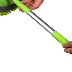 De chenilla de microfibra desmontable de la fregona cabeza cuidado <span class=keywords><strong>plumero</strong></span> fregona de limpieza aluminio poste telescópico - Product Image 6