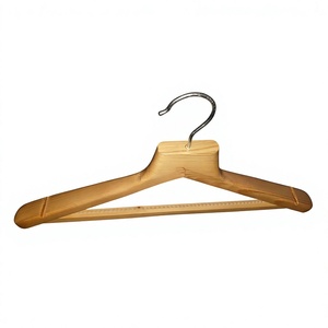 Nouveau Cintre en Bois Écologique Personnalisé à un Niveau, Haute Qualité, Style Vintage B.S. INTERNATIONAL BS-0199 Détachable - Product Image 2