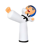 NOCO Kung Fu Toys Danseur gonflable publicitaire personnalisé / Sky Dancer / Homme publicitaire dansant, hauteur 8-10 pieds, largeur 4-6 pieds, en tissu enduit de PVC