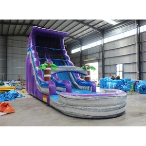 Customized Size Purple Marble Inflatable <b>Pool</b> <b>Slide</b>/inflatable slip n <b>Slide</b> /inflatable Water <b>Slide</b> for Sale - Product Image 5