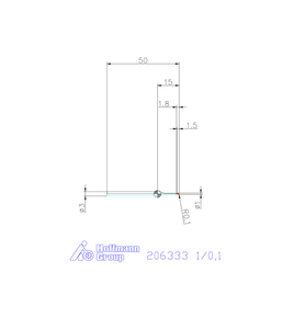 Fresa Toroidale in Carburo Solido TiAlN DIN 6535 HA H6 OEM/ODM per Fresatura e Profilatura, 1.5mm R0.1 4F, Garant 206333 1/0,1 Anello Verde - Product Image 3