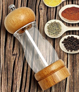 1 pièce, moulin à épices en bois de 6 pouces, <span class=keywords><strong>design</strong></span> créatif, dernier cri, populaire, pour poivre et sel, produit phare des fabricants - Product Image 3