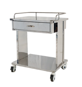 हेबेई कारखाने बिक्री स्टेनलेस स्टील आपातकालीन चिकित्सा दवा ट्रॉली चिकित्सा टैबलेट ट्रॉली - Product Image 5