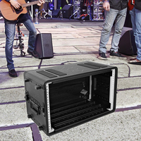 6U Étanche Rotomolded Flight Rack Case Molded Amplificateur Case Pro-Audio PA DJ Road Travel Mount Case