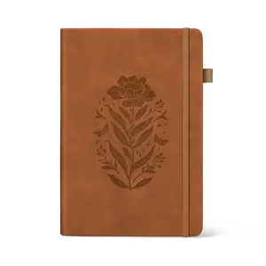 Custom Silk Ribbon Bookmark Fabric Linen Hardcover Eco Notebooks A5 Black Business Journal Gold Spine Reusable Notebook Planner