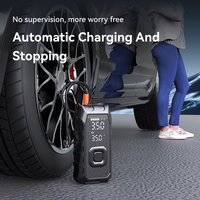 Pompe à air portable Tpson à charge rapide de type C, gonfleur de pneus rechargeable pour véhicule