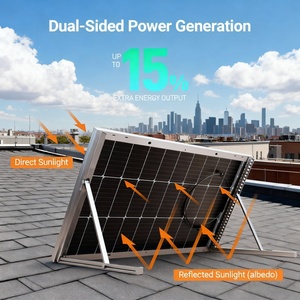 100W High-Efficiency IBC <b>Solar</b> <b>Foldable</b> Design for Home Camping & Emergency APH-P56 High-efficiency 100W IBC <b>Solar</b> Foldabl - Product Image 4