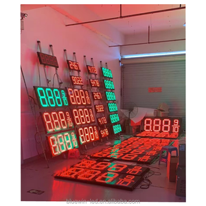 Letreros <span class=keywords><strong>LED</strong></span> Digitales para Precios de Gasolina y Petróleo 8888 8.889/10 888.88, Letrero para Gasolinera - Product Image 4