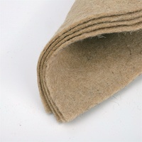 Tapis de culture en fibre de jute sur mesure 10"x10" pour plateau de micro-légumes, tapis de culture hydroponique, kit de germination pour culture intérieure