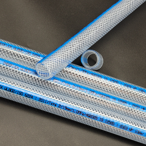 Tuyau d'arrosage tressé en PVC de taille moyenne avec service de découpe, pression de service de 10 bars pour usage industriel et agricole - Product Image 3