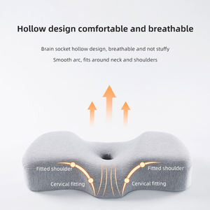 Almohada de diseño hueco compresa caliente inteligente protección cuello antiarrugas <span class=keywords><strong>espuma</strong></span> viscoelástica moderna para dormir al por mayor - Product Image 4