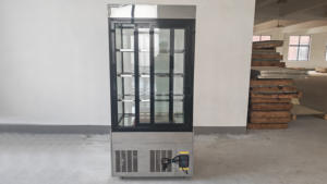 Refrigerador <span class=keywords><strong>Vertical</strong></span> para Pasteles, <span class=keywords><strong>Vitrina</strong></span> Refrigerada para Pastelería, Refrigerador de Exhibición de Cuatro Lados - Product Image 4